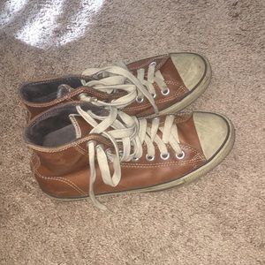 Leather converse